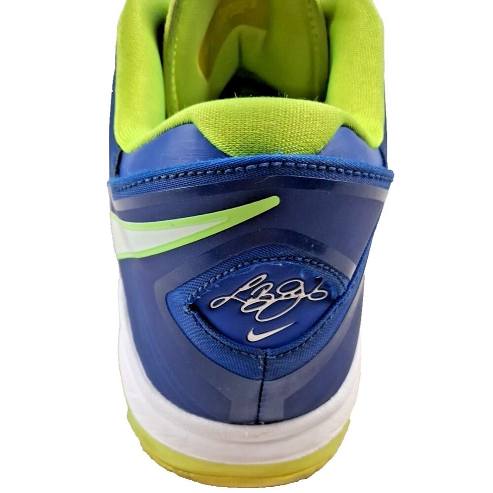 ๐ Nike LeBron 8 V2 Low Men's 12.5 Blue Green Basketball Shoes Sneakers - Picture 7 of 16